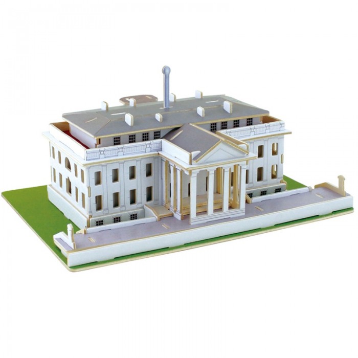 Casa Alba- White House- puzzle 3D din lemn